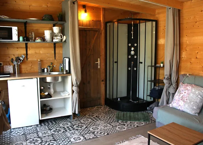 1 En Bois Avec Acces Piscine